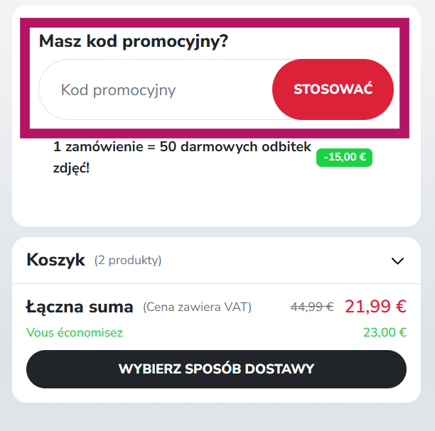 Masz kod promocyjny na AgfaPhoto?