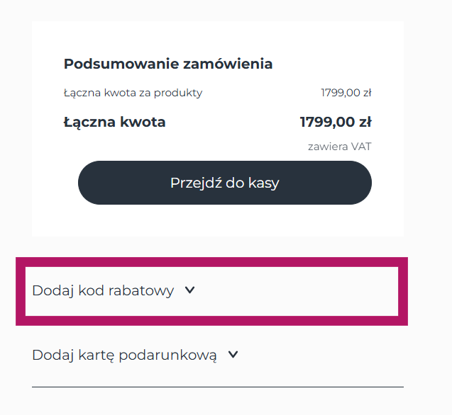 Gdzie wpisać kod rabatowy KinderKraft.pl