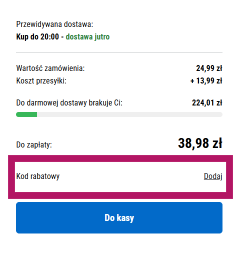 Jak wykorzystać kod rabatowy w MusclePower
