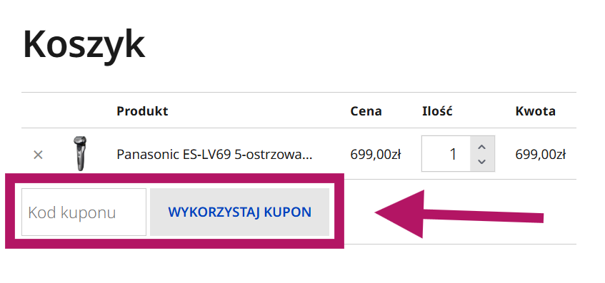 Jak wykorzystać kupon rabatowy w Panasonic?