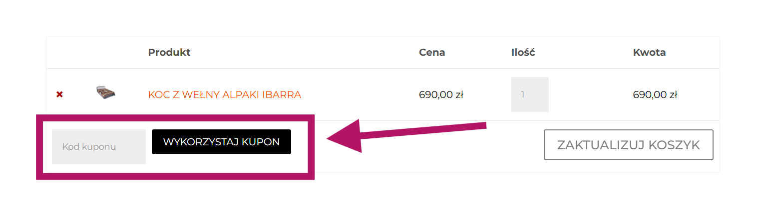 Jak wykorzystać kupon rabatowy w Alpaca Quality?
