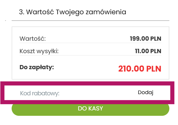 Gdzie wpisać kod rabatowy w Classbach.pl?