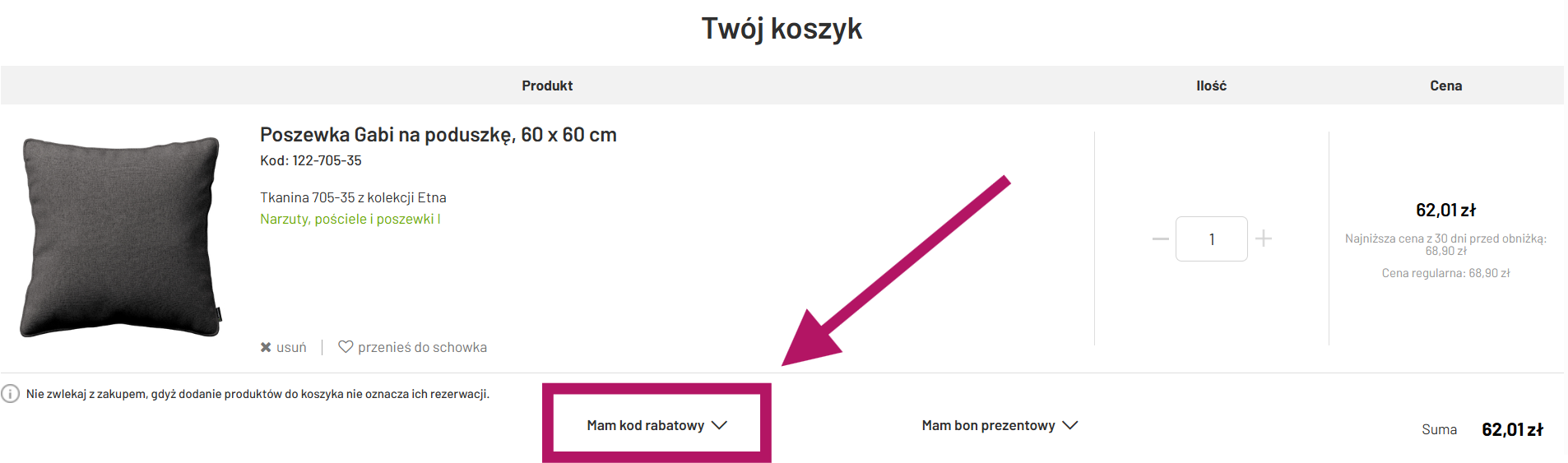 Gdzie wpisać kod rabatowy na Dekoria.pl?